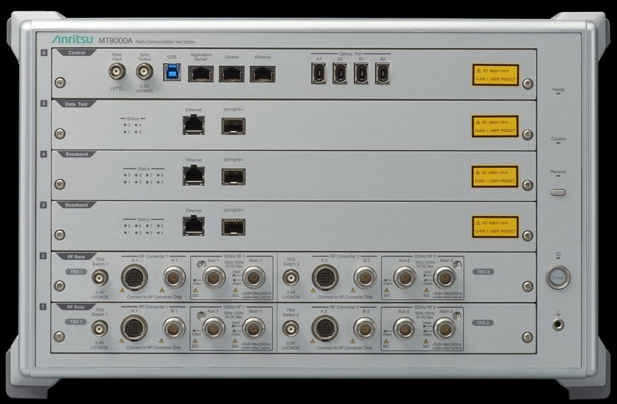 Anritsu Single Instrument MT8000A NSA solution  now available with Bluetest RTS65 for LTE & 5G FR1/FR2 OTA Measurements